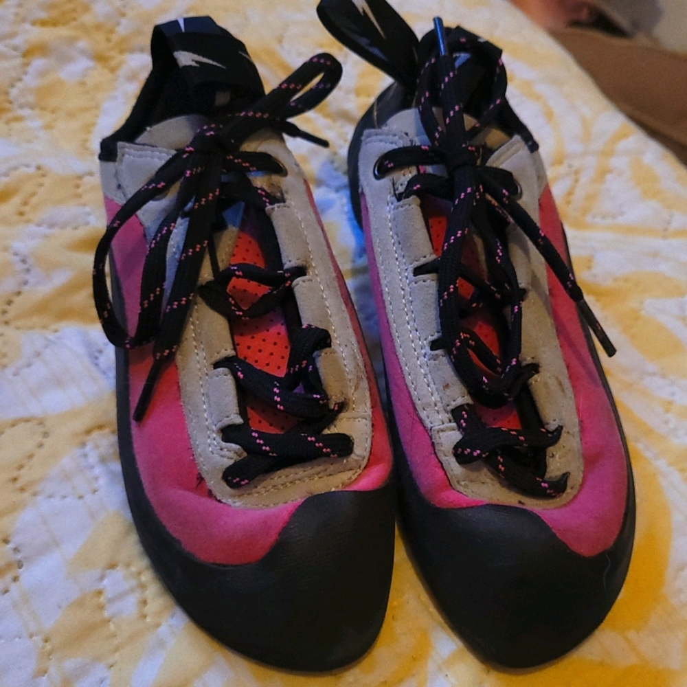 Rock climbing shoes